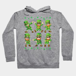 Dancing Leprechauns St Patricks Day Boys Girls Men Dabbing Hoodie